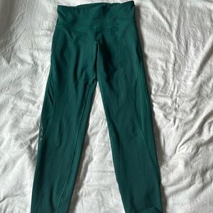 OLD NAVY | Women's Kelly Green Mesh Panel High-Waist Go-Dry Elevate Leggings M